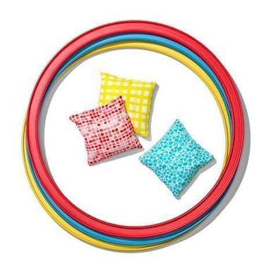 Jump-In Eco Hoops & Organic Cotton Bean Bags from The Investigator Play Kit