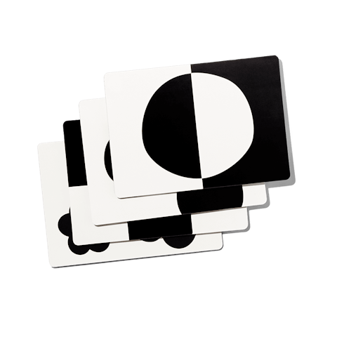 Simple Black & White Card Set