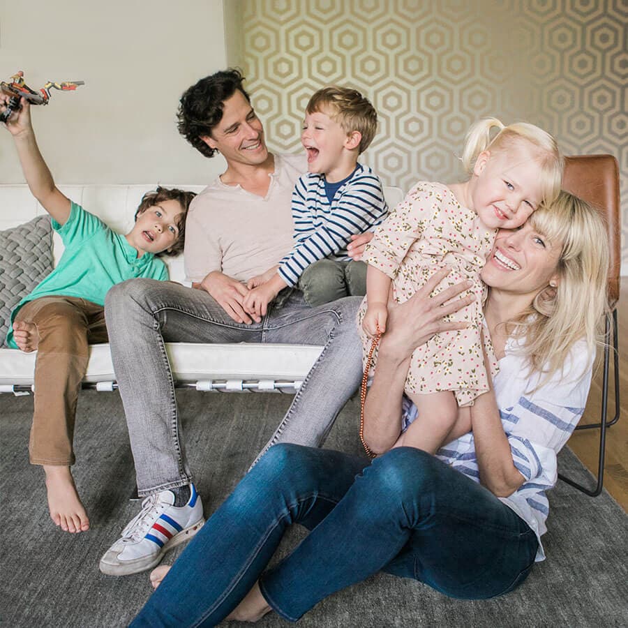 CEO Jessica Rolph with her family